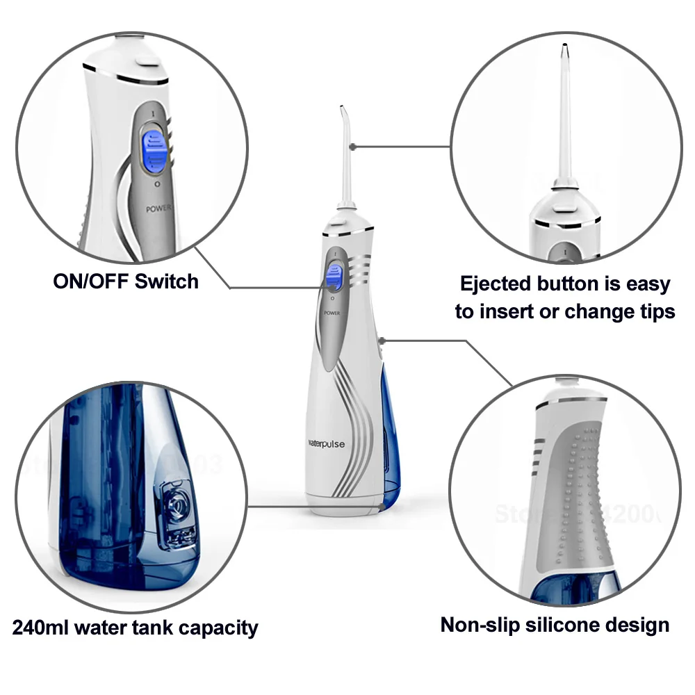 Waterpulse V400 Электрический Стоматологический Ирригатор Мощность 240 мл для полости