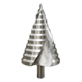 

Spiral Groove Step Drill Bit 6-60mm Reamer Reaming Drilling Hole Cut Twist Drill For Iron/Steel Plate/PV Plate/Insulation Board