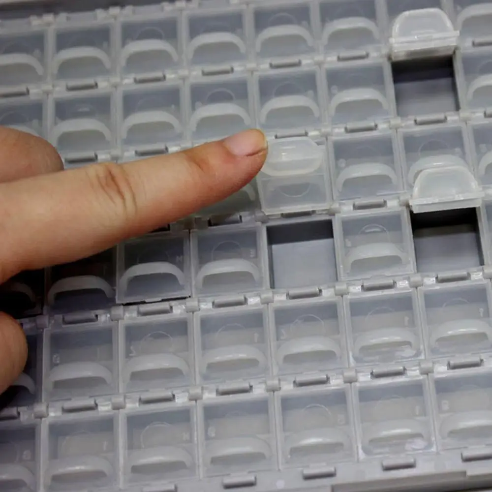 AideTek SMT plastics Box storage toolbox Enclosure Compartments each w/lid SMD BOXALL144+BOXALL96 Box Organizer Craft Beads Stor