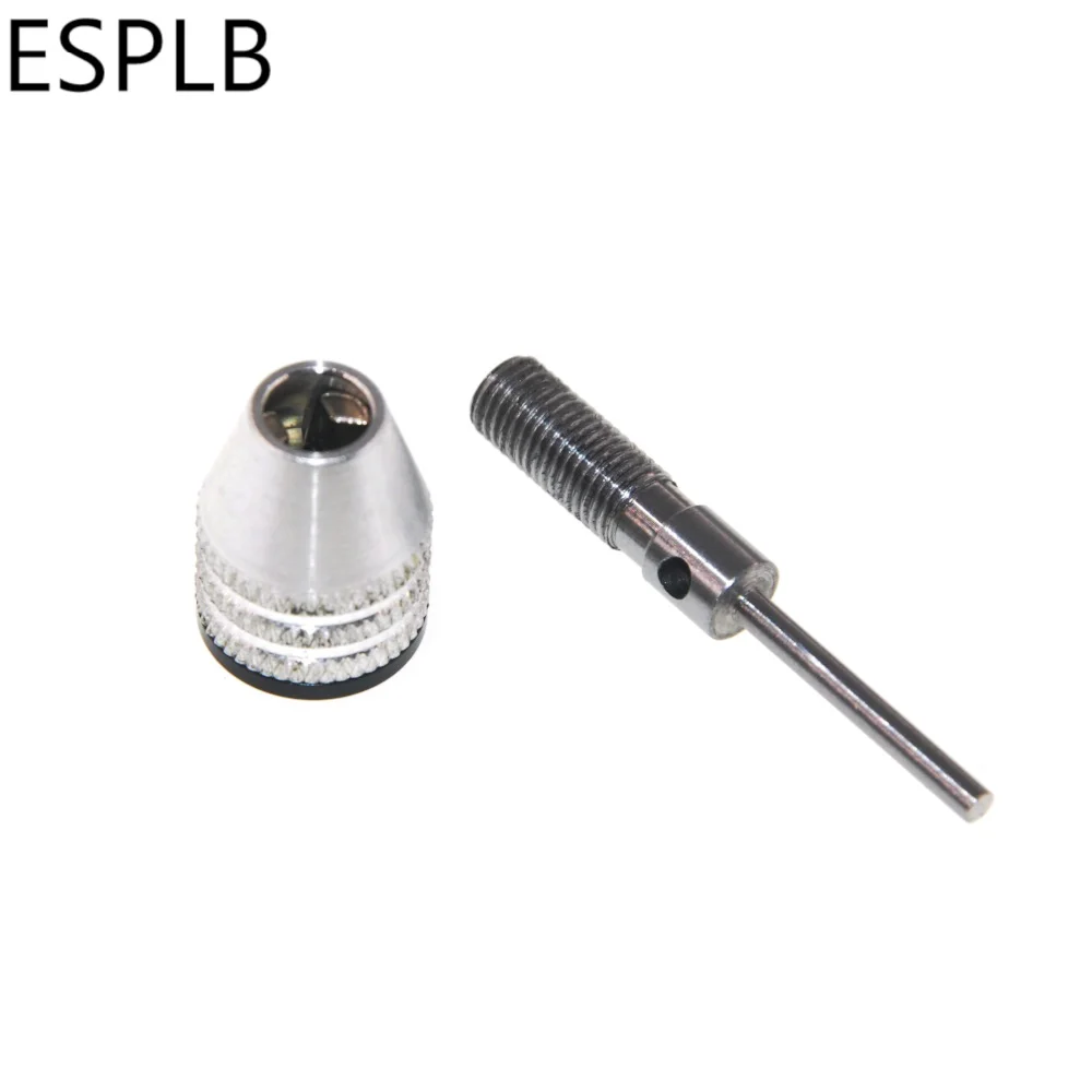 ESPLB 열쇠가없는 드릴 척 0.3-3.4mm 2.35mm/3mm 알루미늄 합금 생크 드릴 미니 비트 퀵 체인지 어댑터 비트 변환기 도구