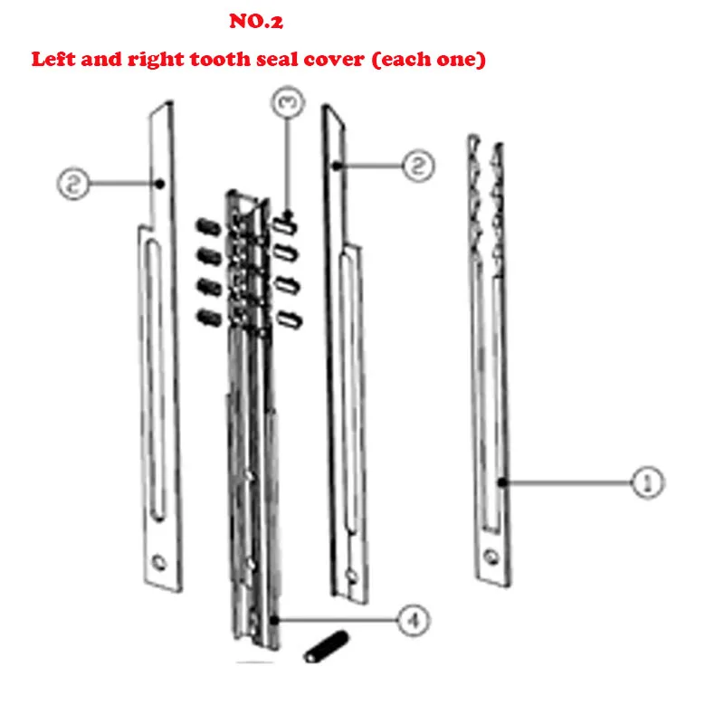 

Part No.2 Left and Right Tooth Seal Cover 1 Pair Car Tuber Decoder HU92,HU83,HU64,HU100, HU110R,HU101,HU66,HY22,SIP22,TOY48