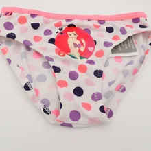 Подгузники для купания для маленьких девочек, купальный костюм для От 5 до 6 лет в мелкую точку