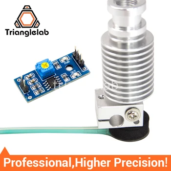 Trianglelab High Precision Z-probe Auto bed leveling sensor kit 3D touch sensor Kossel delta Z axis 3D printer for E3D MK8 delta rostock mini kossel aluminum magnetic effector carriage kit silver color anodized for diy kossel 3d printer