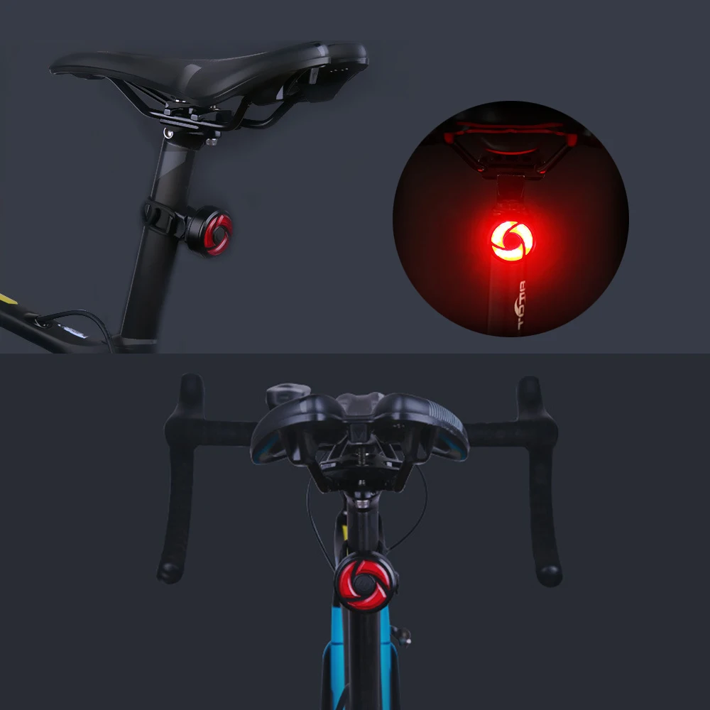BK500 велосипед задний фонарь для велосипеда автоматический тормоз индукции фонарь MTB Велоспорт зарядки светодиодный безопасности ходовые аксессуары