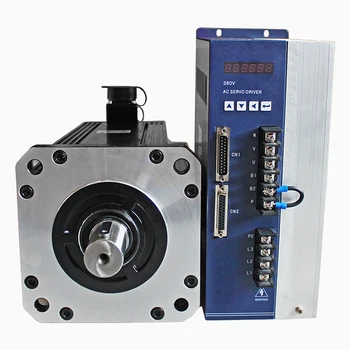 

lichuan 3phase 380V 4.5kw 21.5N.m 2000rpm 180mm AC servo motor drive kit 2500ppr with 3m cable