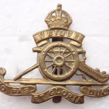 Низкая цена на заказ значок оптом WW1/2 королевская латунная крышка, значок высшего качества военный значок FH680091