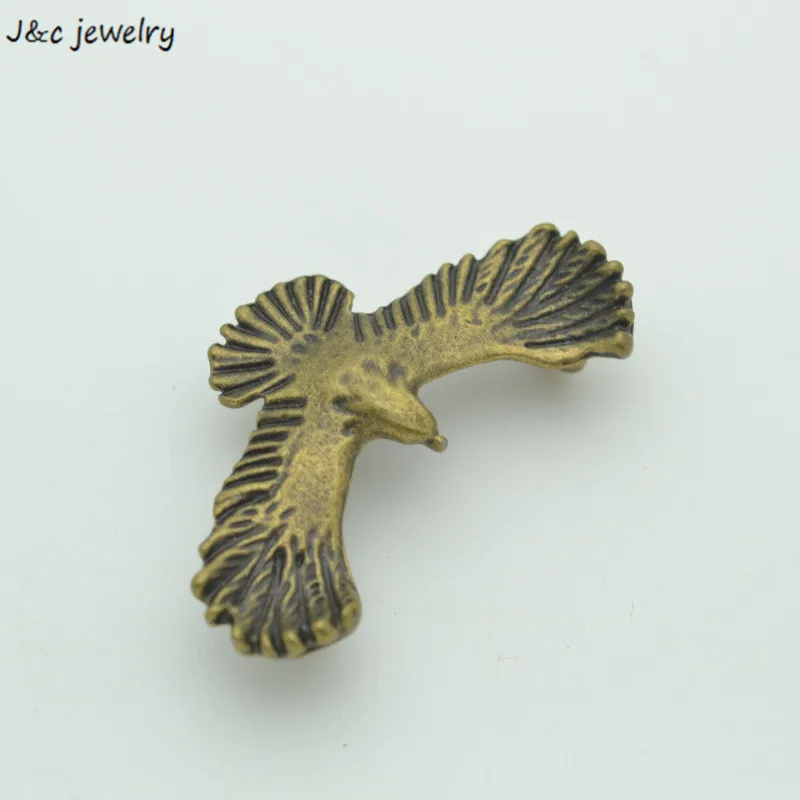 

9 pcs/lot 35*20 mm Retro Charms Antique bronze Plated Alloy eagle Pendant Jewelry Findings 3412C