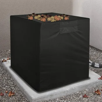 

Black Waterproof Oxford Conditioner Cover Outdoor Protective Case Dust Proof Covers for Air-conditioner