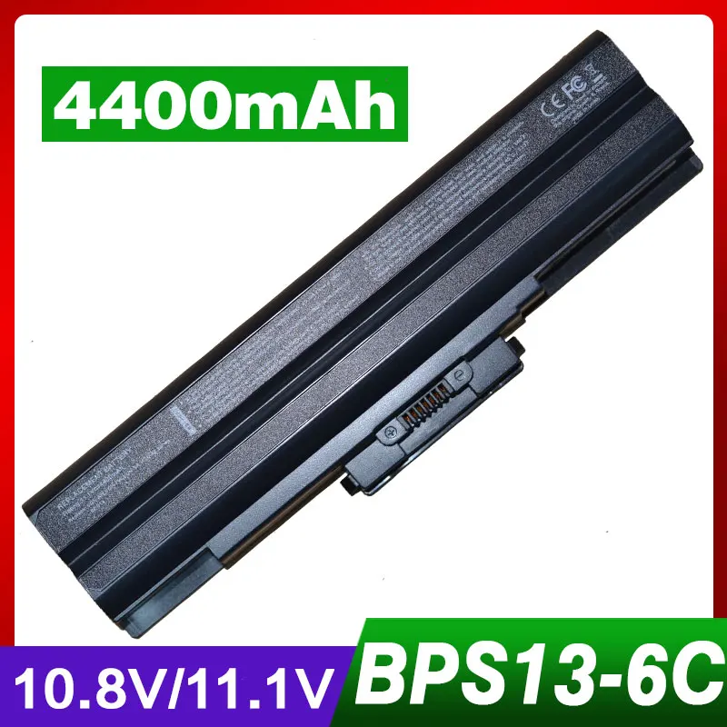 4400mah 11.1v 6Cell Laptop Battery for SONY VAIO VGP BPS13/S VGP BPS13