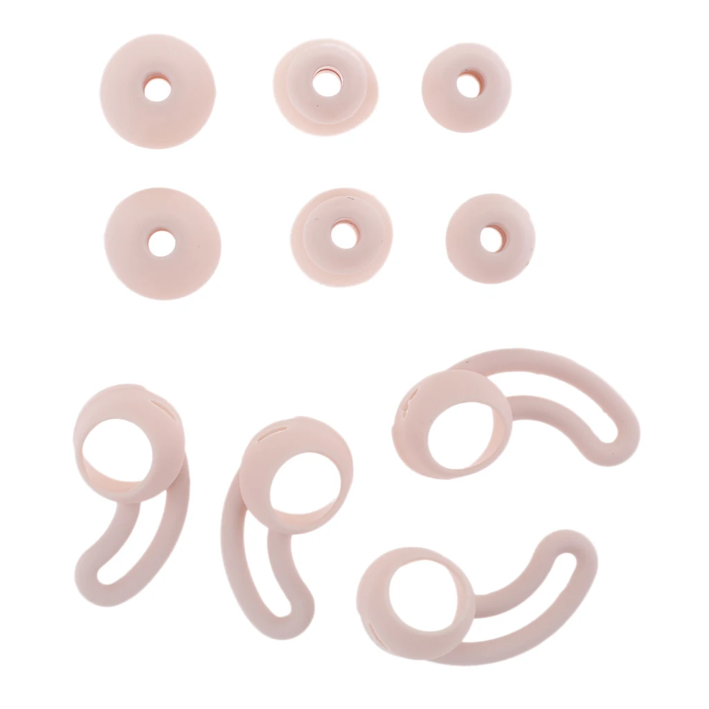 2Pairs Silicone Replacement Eartips Ear Hook For Beats X Urbeats Non-toxic Harmless Sports Tips Soft Ear Hook Durable Re-usable