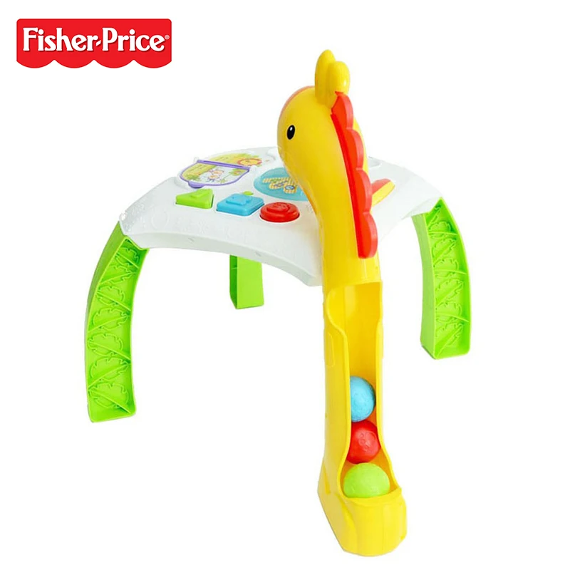 Fisher Price брендовая развивающая настольная детская музыкальная обучающая двуязычная машина Larebord BFH63 детская развивающая игрушка