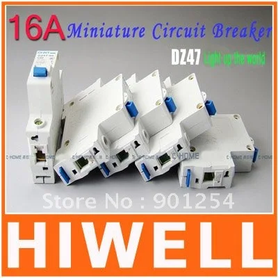 

16A,miniature circuit breaker(type C used for illumination protection)100% quality products