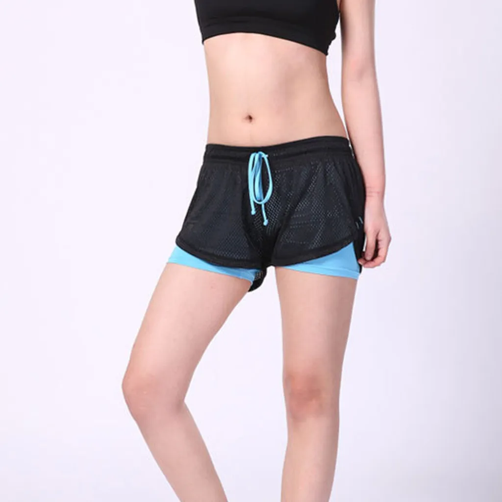 

Women shorts Gym Shorts high waist Summer Women's Sports running polyester shorts women Quick-dry Short Pants Outdoor c0427