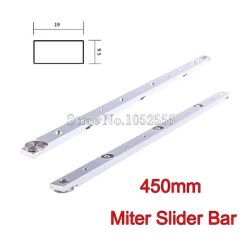 

High Quality 2PCS/lot 450mm (18") Aluminium Miter Slider Bar
