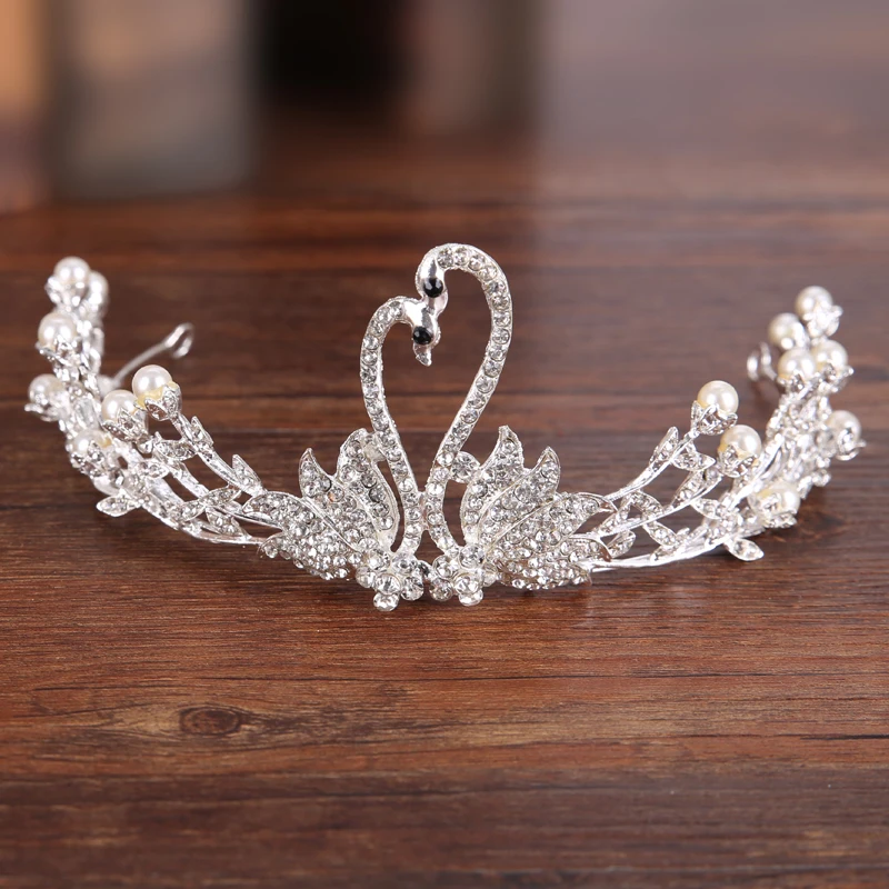 New-Hair-Jewelry-Swan-Style-Silver-Crystal-Pearl-Bride-tiara-Crown-For-Wedding-Hair-Jewelry-Accessories (1)