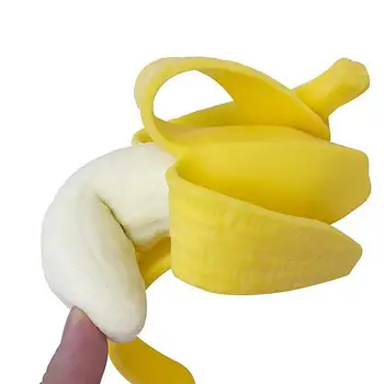 

Innovative Banana Squishy Fun Kawaii Toy Cute Simulati Banana Squishy Slow Rising Decompression Toy Children's Party Decorations