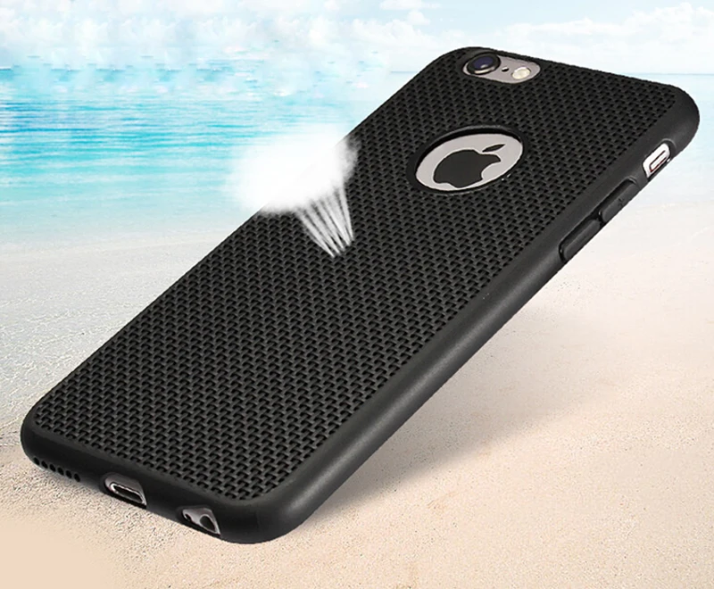 For i6/6 Plus case! Luxury Grid Radiating Soft TPU phone cases for iphone 6 4.7 6 Plus 5.5 phone Accessories with logo window