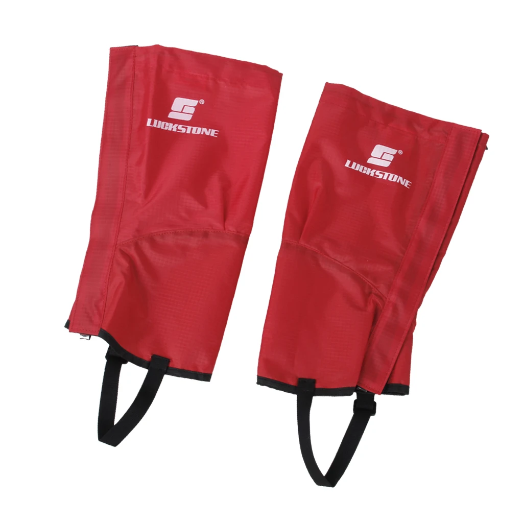 1 Pair Waterproof Windproof Warm Snow Legging Cover Gaiter Leg Covers for Outdoor Camping Fishing Hiking Ski Trekking
