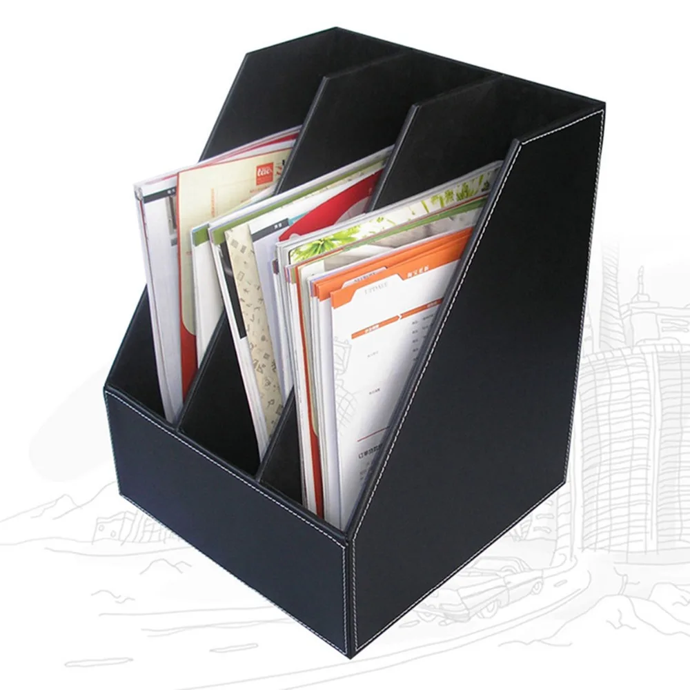 Office Accessories Desk Gift Set Card Holder Large File Rack Stationery Organizer Tissue Box Ashtray Document Tray