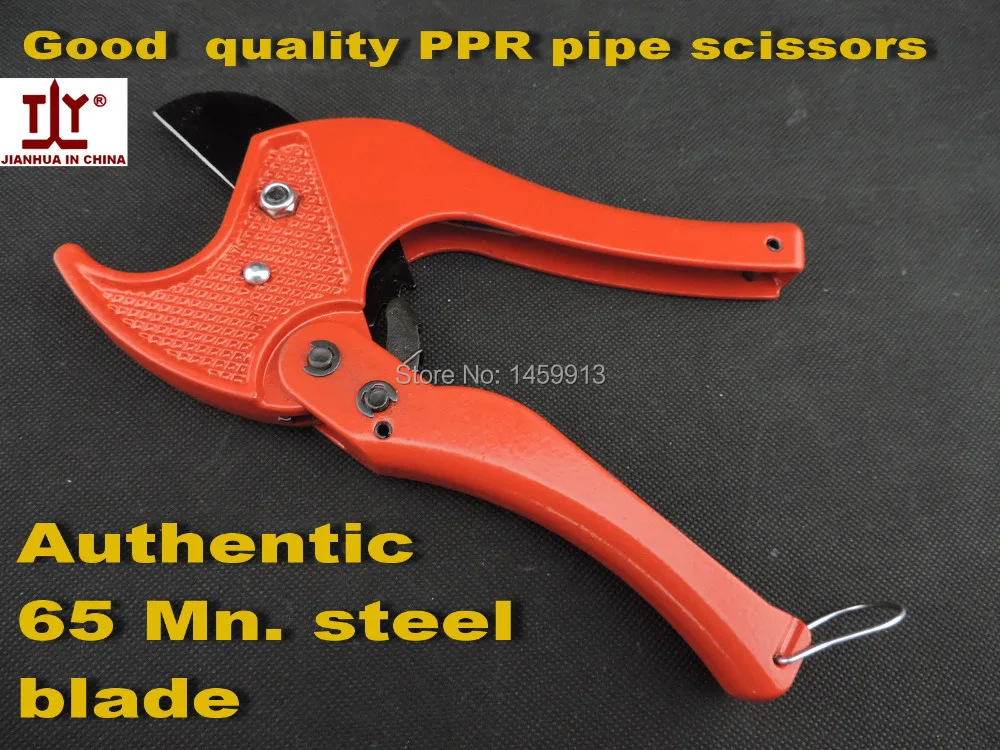 Good quality hot sale new type manual 42mm pvc tube scissors or ppr pipe scissors for plumber tools in China