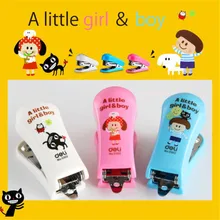 Мини портативный степлер. Включает в себя степлер для снятия штапелей и стандартные скобы, 3-в-1, 12 скрепок емкость