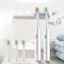 Sonic Elektrische Zahnbürste 4 pinsel köpfe 5 Reinigung Modi USB Ladegerät Zahn Pinsel elektrische zahnbürste lansung U1 verbesserte pinsel 4