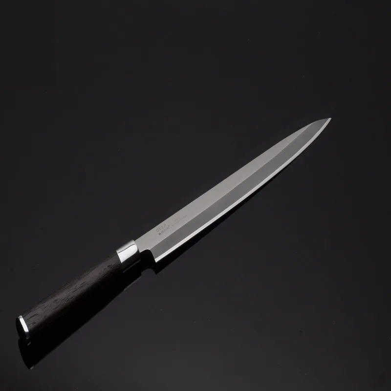 

12''inch Japanese Sashimi Kitchen Knife High Quality Germany Steel Sushi Fish Fillet Cleaver Slicing Cooking Knife Tools 10.3W