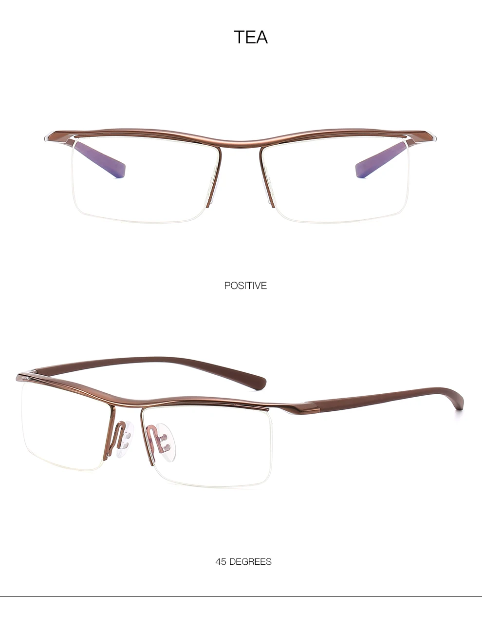 Мужские очки с оптической оправой, высокое качество, брендовые очки для глаз, оправа для мужчин, полуоправа, очки для чтения по рецепту, джентльменские мужские очки