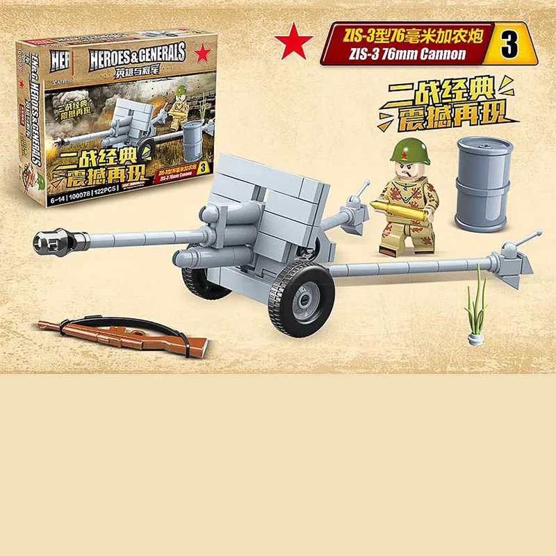 Военная серия мировая война WW2 военное оружие Мини-сцена фигурки солдат строительные блоки игрушки для детей Подарки