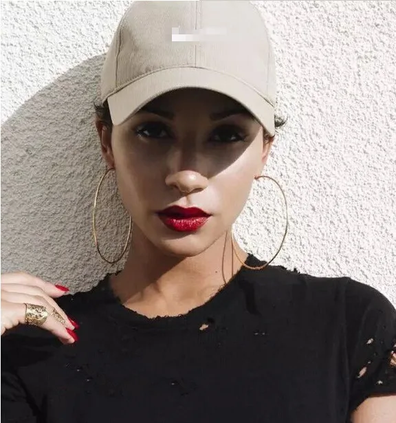 Fashion simple big circle earrings for women