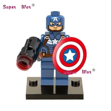 50 шт. супергерой Капитан Америка фильм строительные блоки экшн-блоки, друзья для мальчика дом игры дети Дети игрушки