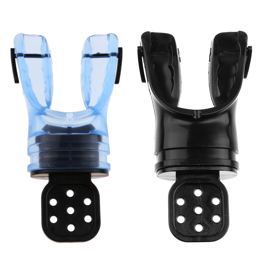 2Pcs Universal Non-toxic Silicone Scuba Diving Moldable Bite Mouthpiece Swimming Diving Standard Diving Mouthpiece