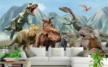 

3d wallpaper High-end custom mural non-woven wall sticker 3d Ancient Jurassic dinosaur world photo 3d wall room murals wallpaper