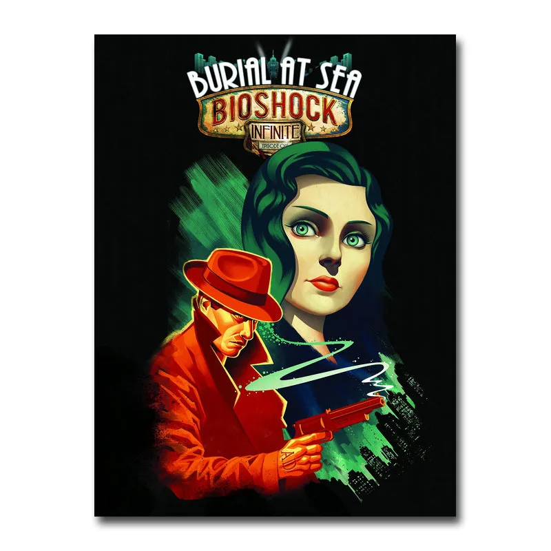 

Art Silk Or Canvas Print Bioshock Infinite Game Poster 13x18 24x32 inch For Room Decor Decoration-003