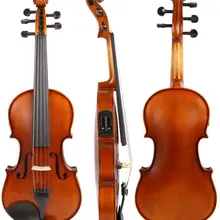 Заранее электрическая акустическая скрипка 5 струн 4/4 клен ель профессиональный звук