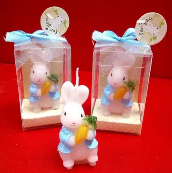 

10pcs Animal Rabbit Candle For Wedding Party Baby Shower Birthday Festival Souvenirs Gifts Favor New