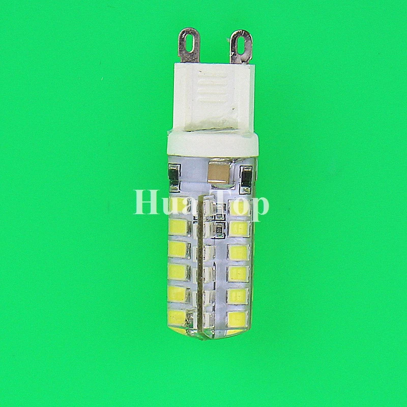 

5pcs lampada G9 Led 9w Corn Lamp AC 220V Crystal Silicone Candle 48 Leds 2835 Replace 25w Halogen Lamps Christmas Light Bulb