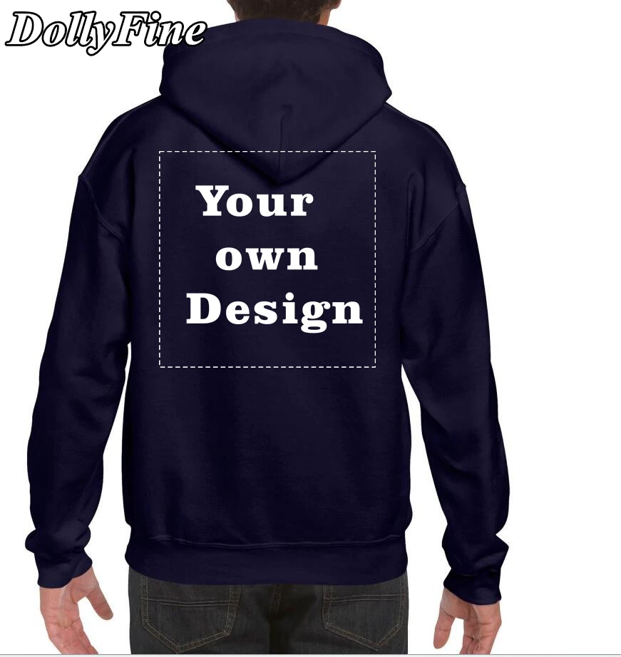 Customized Men's Hoodies Print Your Own Design High Quality Like ...