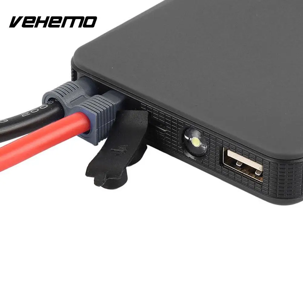 Vehemo 20000mAh Car Jump Starter Snowmobiles Battery Charger Portable Emergency LED Light