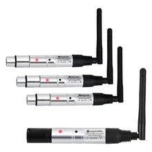 DMX512 Wireless Transmitter Receiver control 2.4G ISM DMX Dfi DJ Wireless Receiver over 500m for LED Stage Light PAR Light free shipping 2016 rechargeable 2 4g ism wireless dmx512 xlr receiver unit led lighting for stage par party light