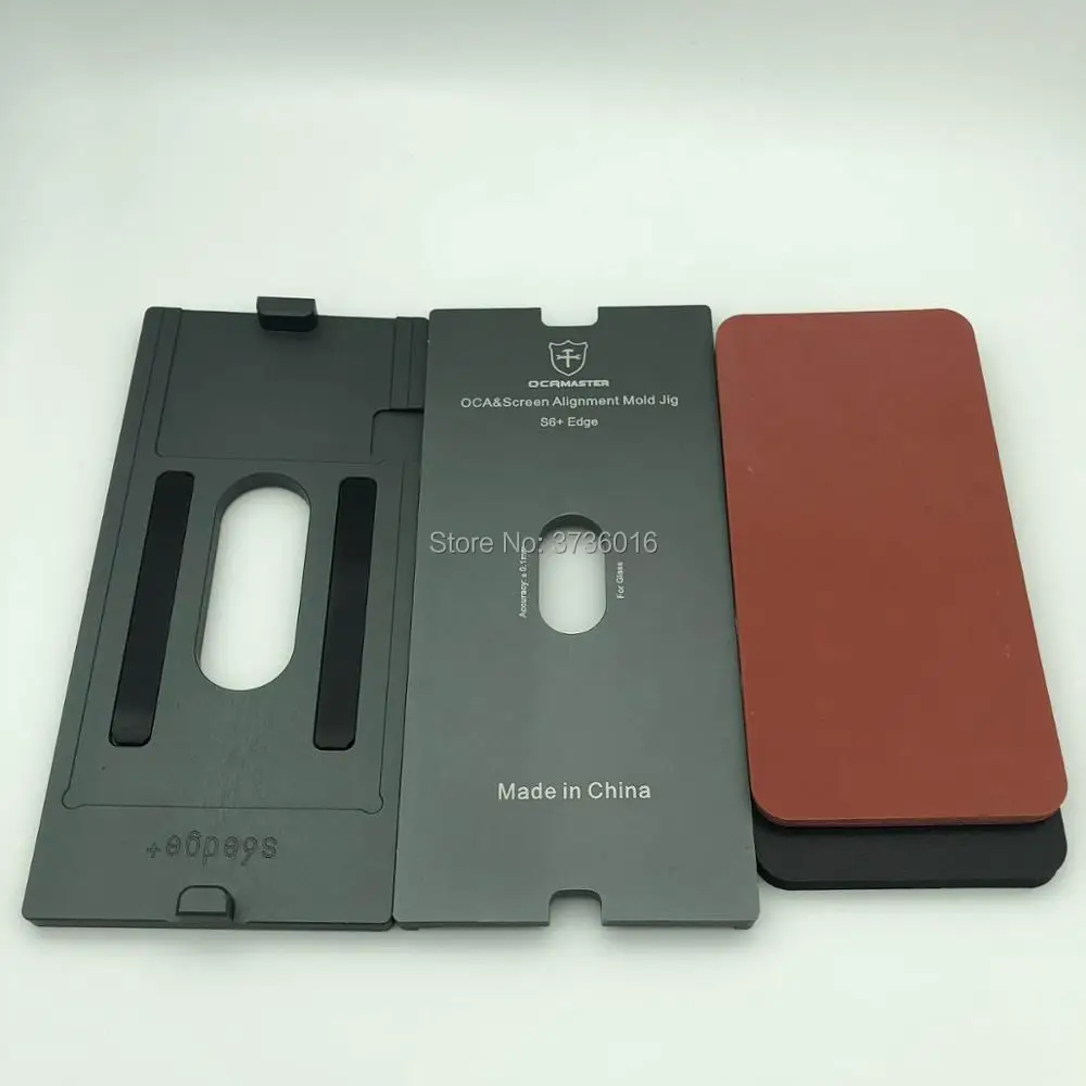

Universal oca laminating mold For samsung S6 edge s7 edge plus lcd glass oca film positioning laminating for mobile phone repair