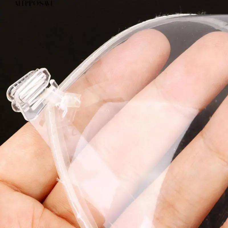 Прозрачный пластиковый одноразовый невидимый бюстгальтер, женские невидимые лямки, собранные без стального кольца