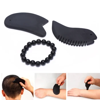 

1Pc Natural GuaSha Board Comb Bracelet Bian Stone Guasha Carnelian guasha Body And Face Massage Tool Therapy