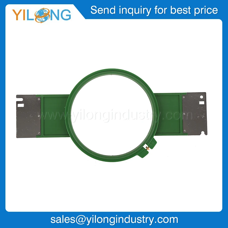 

12pcs EMBROIDERY SPARE PARTS Tajima GREEN Hoops 180mm Round shape Total Length 395mm TAJIMA tubular frame TAJIMA tubular hoop