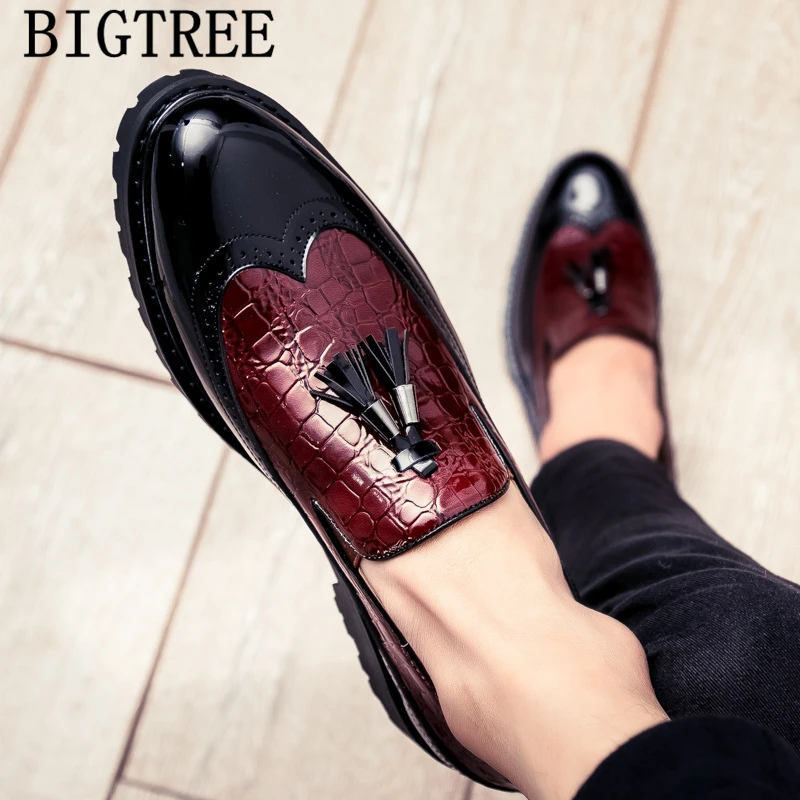 

crocodile shoes fashion men shoes wedding loafers men luxury italian brand men leather dress shoes coiffeur buty meskie ayakkabi