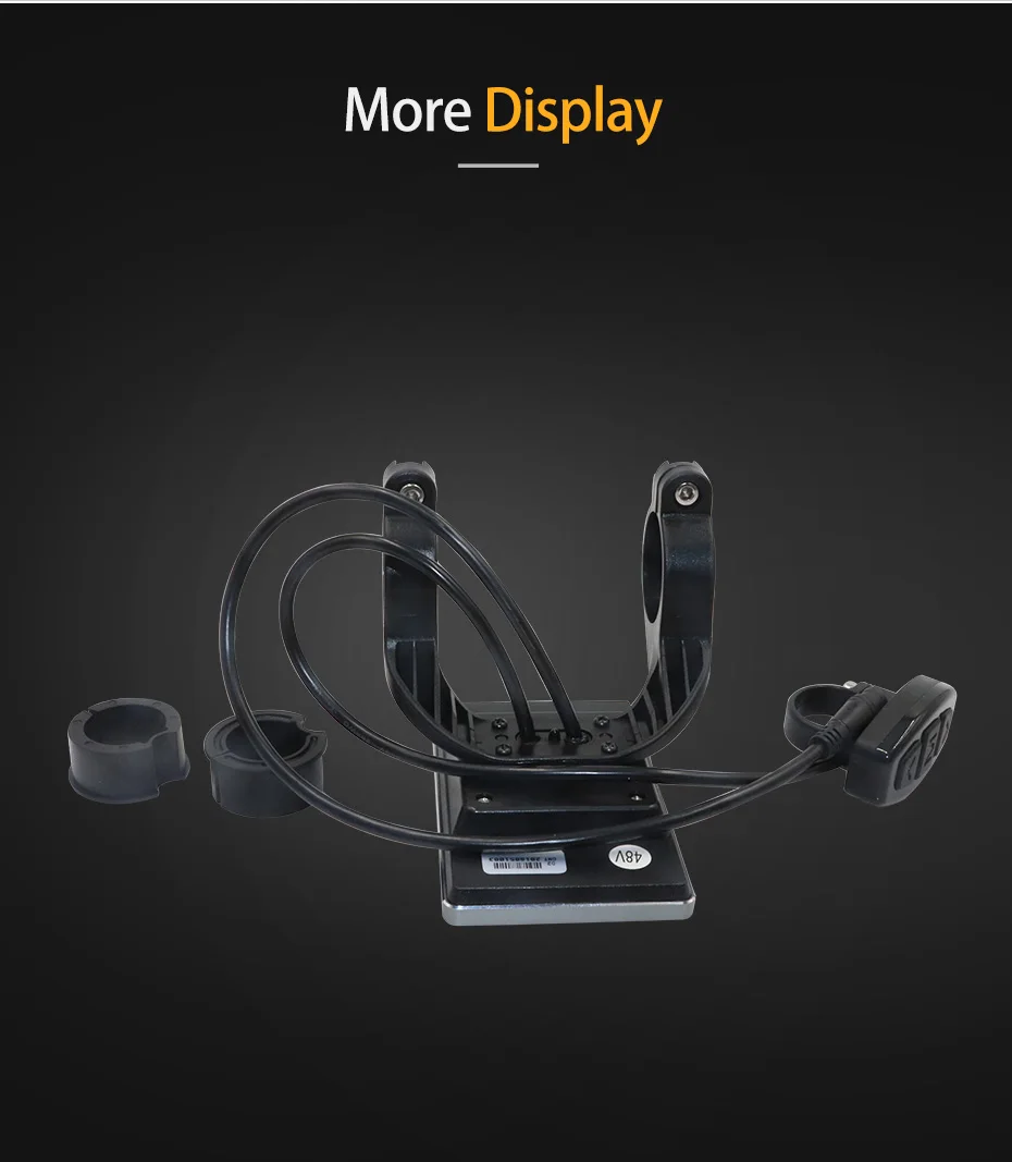 Clearance 36V 48V LCD Electric Bike Display In Motion on the Handlebar Waterproof Connector Control Panel Cycling Parts Accessory Battery 3