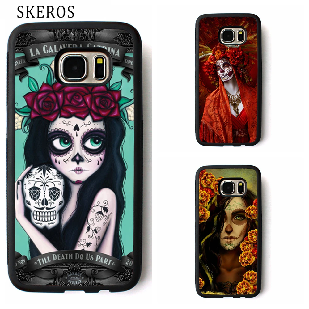 SKEROS catrina 4 cover phone case for samsung galaxy S3 S4 S5 S6 S7 S8 edge Note 3 5 #rr101 |