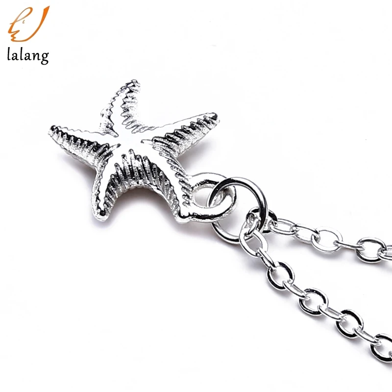 Сплав Starfish Цепочки и ожерелья Для женщин короткие ключицы Мода Jewery кулон ретро