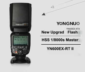 

YONGNUO YN600EX-RT II HSS 1/8000s Master Flash 2.4G Wireless HSS 1/8000s Master Flash Speedlite for Canon Camera as 600EX-RT