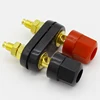 Quality Banana plugs Couple Terminals Red Black Connector Amplifier Terminal Binding Post Banana Speaker Plug Jack ► Photo 3/5